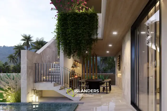 Luxury 3-bdrm pool villa 500 meters from the beach (Lamai)