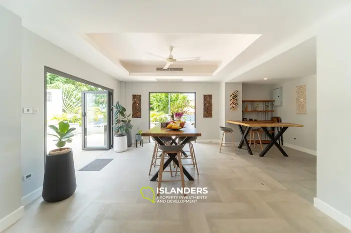 Spacious 4-bdrm pool villa after a complete renovation (Plai Laem)