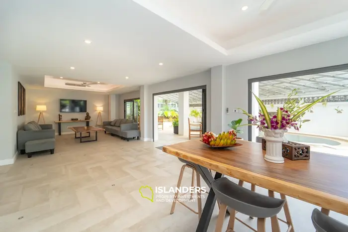 Spacious 4-bdrm pool villa after a complete renovation (Plai Laem)