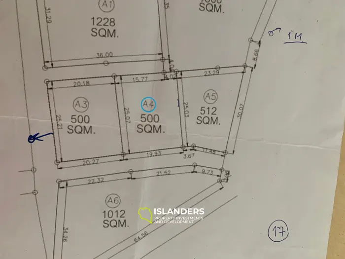 Nice plot of land ready to build 