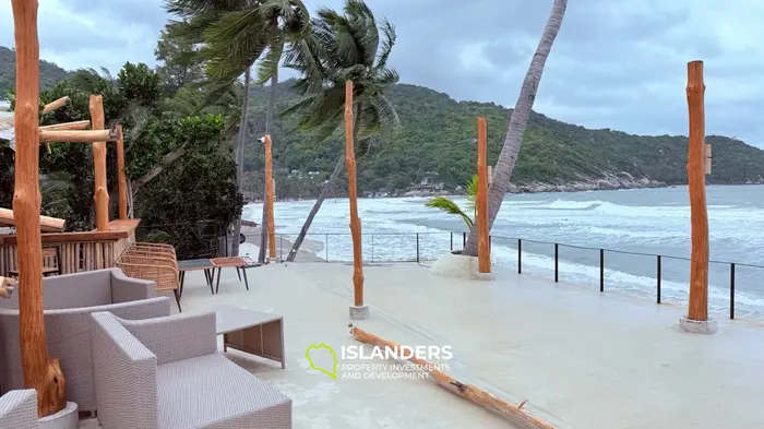 ✨ Beachfront Hotel for Sale at Haad Rin, Koh Phangan — Fully Licensed & Ready-to-Operate