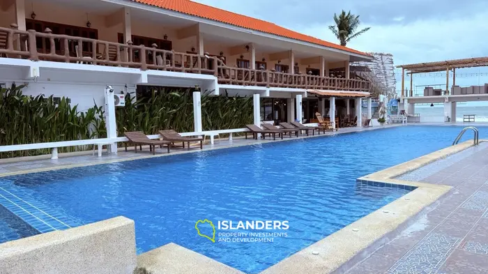 ✨ Beachfront Hotel for Sale at Haad Rin, Koh Phangan — Fully Licensed & Ready-to-Operate