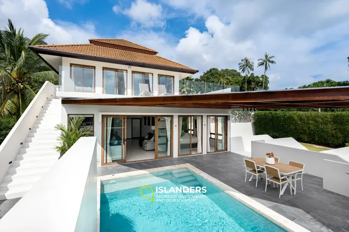 4 bdrm hilltop villa with mineral pool and view (Chaweng)