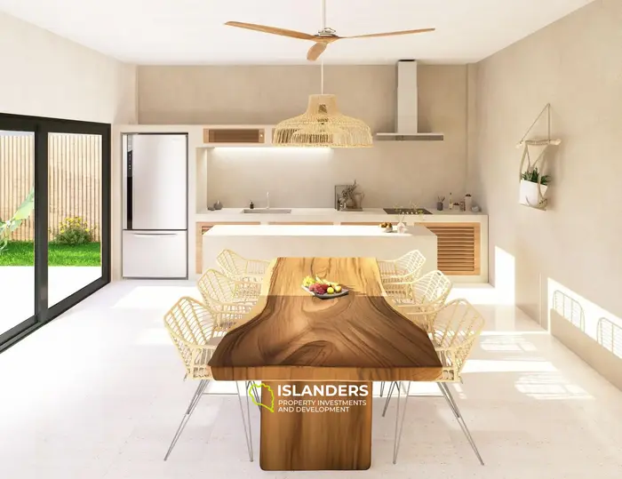 2 bdrm villa with shared pool surrounded by lush tropical greenery (Lamai)