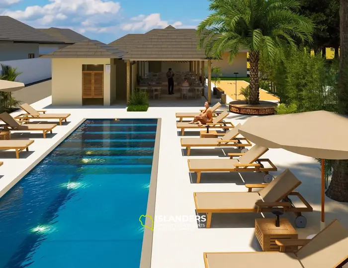 2 bdrm villa with shared pool surrounded by lush tropical greenery (Lamai)