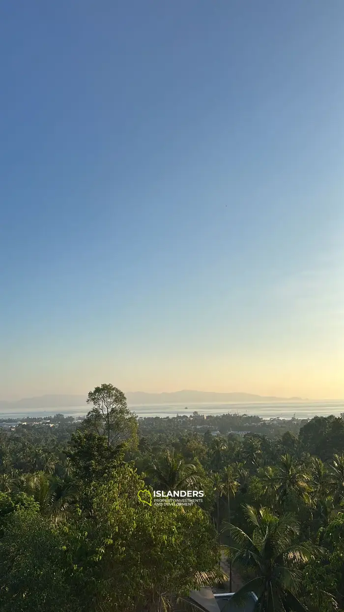 Terrain exclusif avec vue sur la mer à vendre à Koh Phangan, Nai Wok