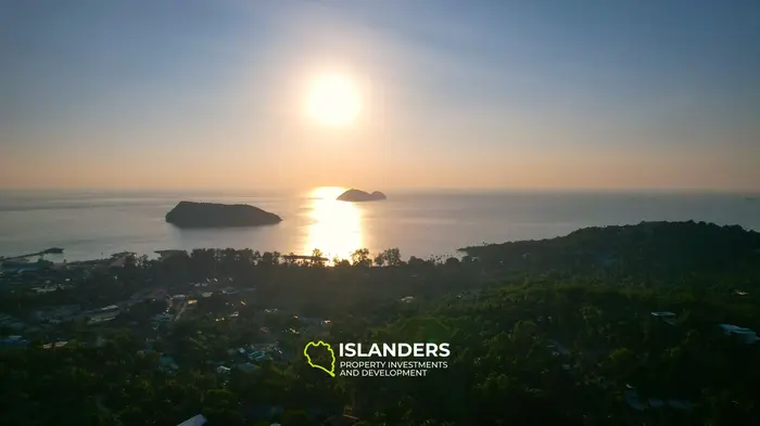 Terrain exclusif avec vue sur la mer à vendre à Koh Phangan, Nai Wok