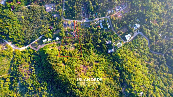 Terrain exclusif avec vue sur la mer à vendre à Koh Phangan, Nai Wok