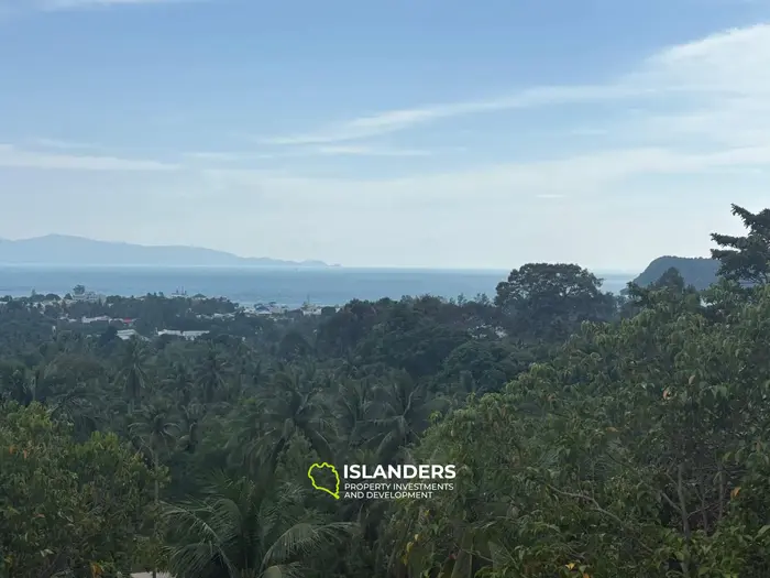 Terrain exclusif avec vue sur la mer à vendre à Koh Phangan, Nai Wok