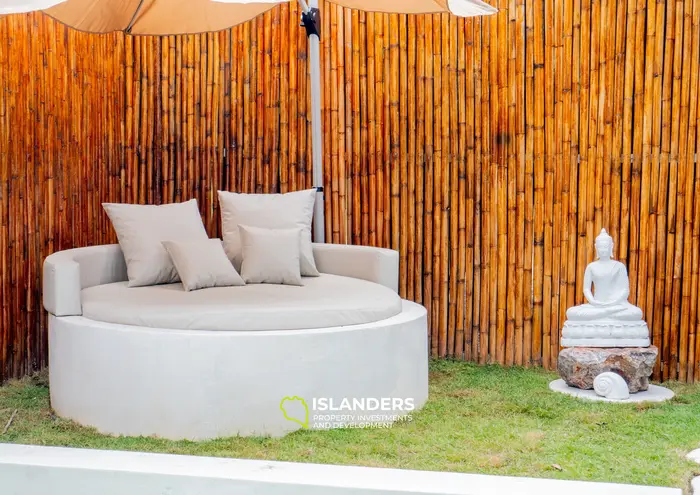 וילה עם חדר שינה אחד ובריכה במרחק הליכה מהחוף (מאנאם)