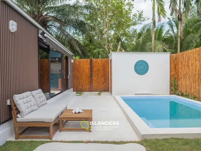 וילה עם חדר שינה אחד ובריכה במרחק הליכה מהחוף (מאנאם)