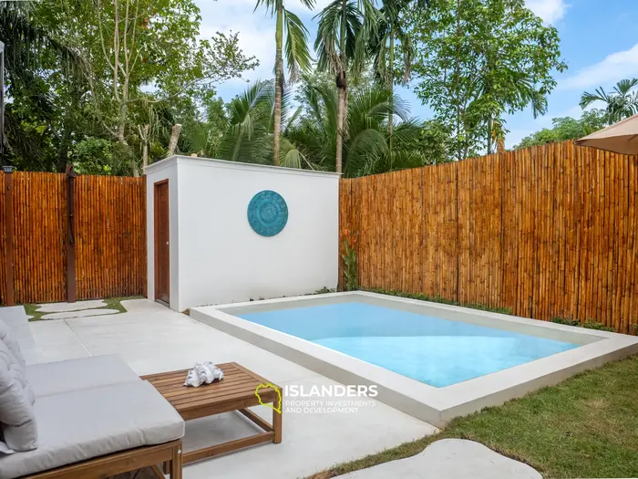 וילה עם חדר שינה אחד ובריכה במרחק הליכה מהחוף (מאנאם)