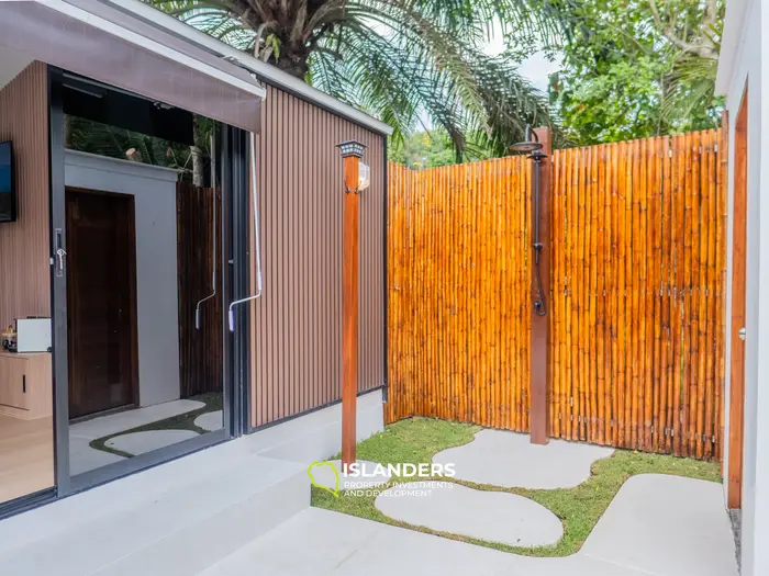 וילה עם חדר שינה אחד ובריכה במרחק הליכה מהחוף (מאנאם)