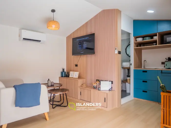 וילה עם חדר שינה אחד ובריכה במרחק הליכה מהחוף (מאנאם)