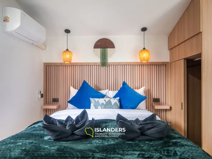 וילה עם חדר שינה אחד ובריכה במרחק הליכה מהחוף (מאנאם)