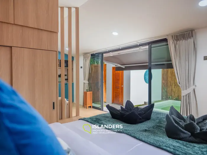 וילה עם חדר שינה אחד ובריכה במרחק הליכה מהחוף (מאנאם)