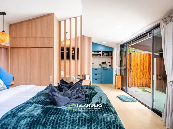 וילה עם חדר שינה אחד ובריכה במרחק הליכה מהחוף (מאנאם)