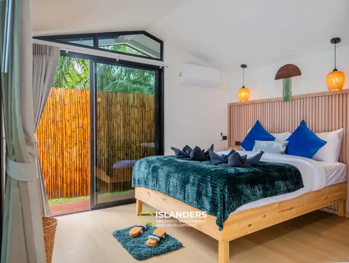 וילה עם חדר שינה אחד ובריכה במרחק הליכה מהחוף (מאנאם)