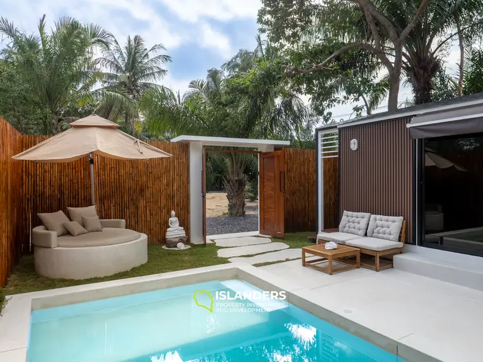 וילה עם חדר שינה אחד ובריכה במרחק הליכה מהחוף (מאנאם)