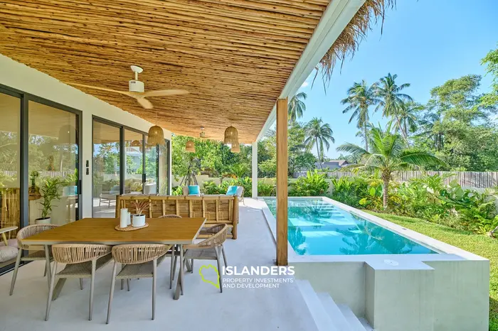 Contemporary 3-Bedroom Pool Villa on 640 sqm Land – Secure Ownership