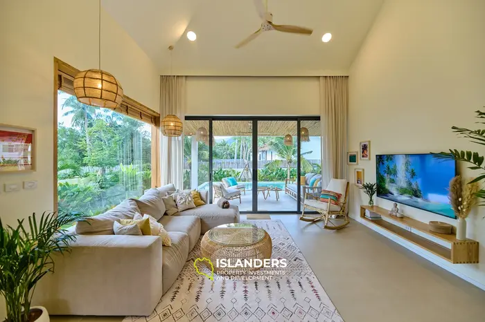 Contemporary 3-Bedroom Pool Villa on 640 sqm Land – Secure Ownership