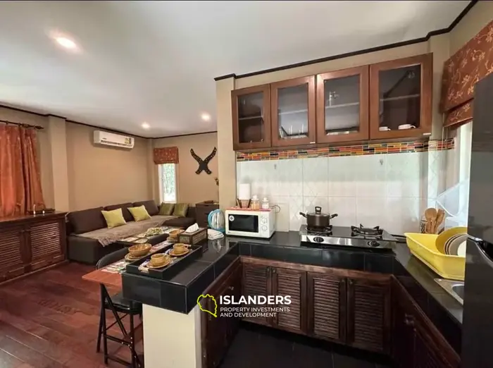 Уютный однокомнатный дом с полной приватностью — ваш собственный тропический оазис