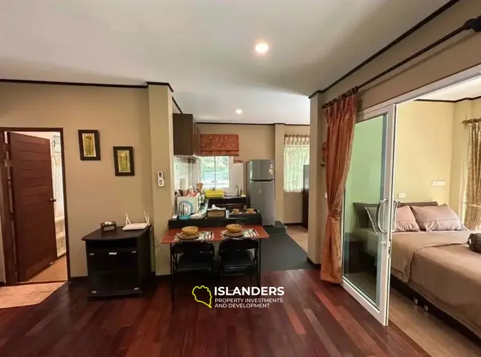 Уютный однокомнатный дом с полной приватностью — ваш собственный тропический оазис