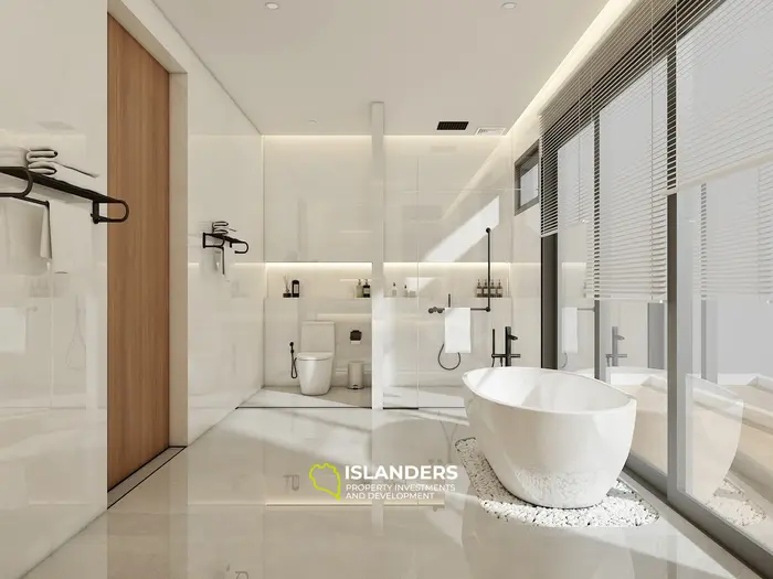 Modern 2-bdrm poo villa with sea views and spectacular sunsets (Nathon)