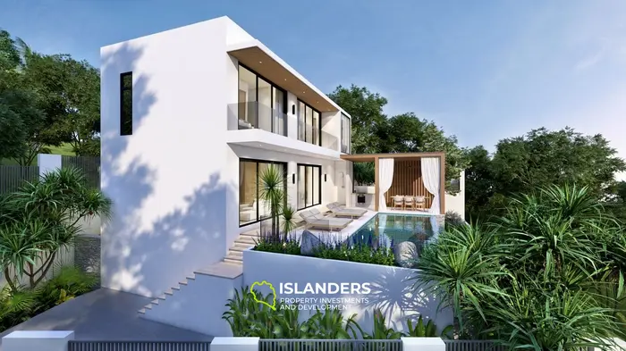 Modern 2-bdrm poo villa with sea views and spectacular sunsets (Nathon)