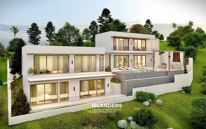 4-bdrm pool villa with sea view in a picturesque area (Nathon)