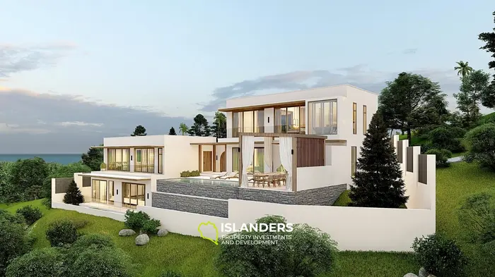 4-bdrm pool villa with sea view in a picturesque area (Nathon)