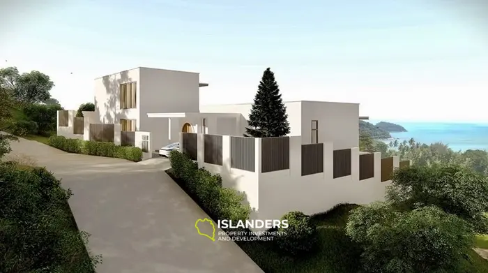 4-bdrm pool villa with sea view in a picturesque area (Nathon)