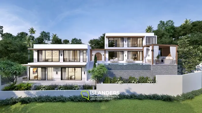 4-bdrm pool villa with sea view in a picturesque area (Nathon)