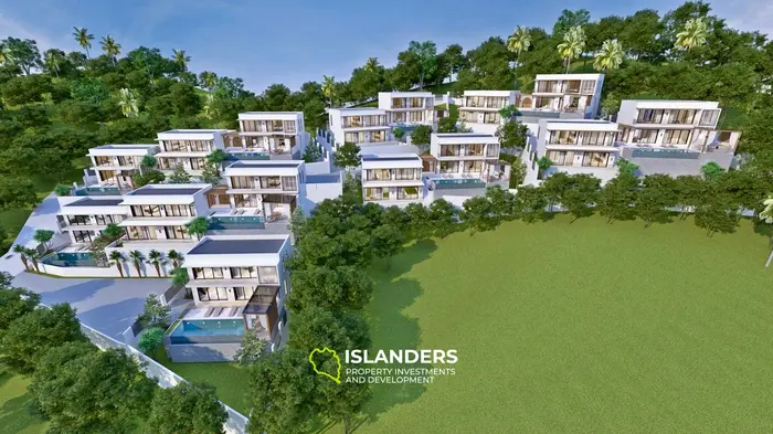 4-bdrm pool villa with sea view in a picturesque area (Nathon)