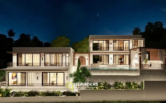 4-bdrm pool villa with sea view in a picturesque area (Nathon)