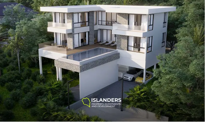 3-bdrm pool villa with open panoramic sea views (Bophut)