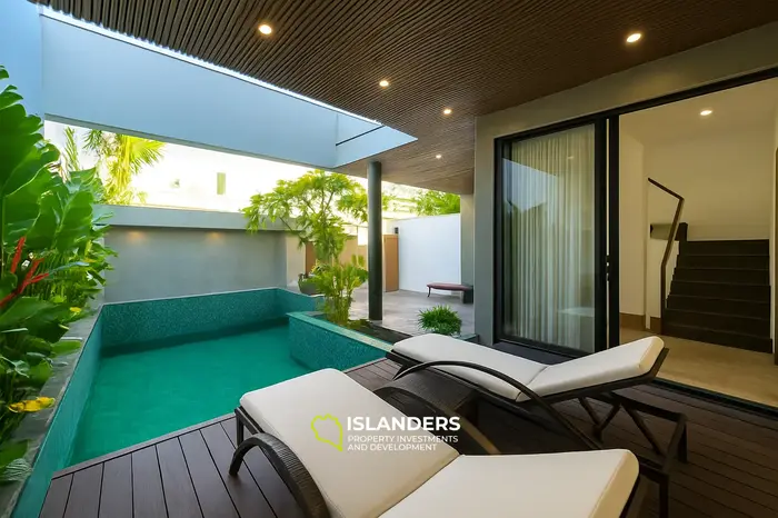 Venta de hermosa nueva villa de 3 pisos con piscina, calle 7m5, área urbana Nam Viet A, 182m2 - 4 dormitorios