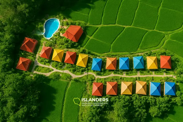 VENDU VILLA LUXUEUSE AVEC VUE SUR LA VALLEE À BALI