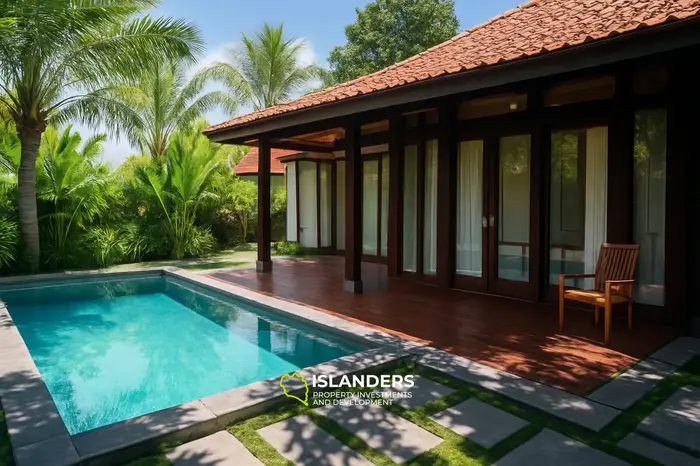 VENDU VILLA LUXUEUSE AVEC VUE SUR LA VALLEE À BALI