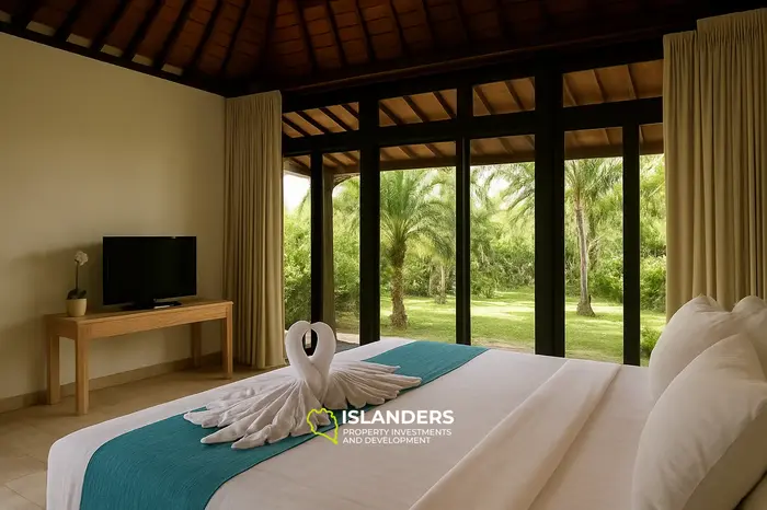 VENDU VILLA LUXUEUSE AVEC VUE SUR LA VALLEE À BALI