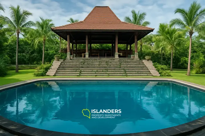 VENDU VILLA LUXUEUSE AVEC VUE SUR LA VALLEE À BALI