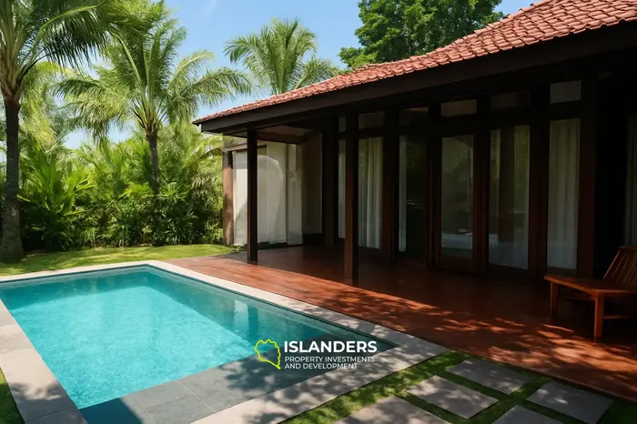 LIMITÉ ! VILLA SULTAN À VENDRE À BALI, ENTIEREMENT MEUBLÉE