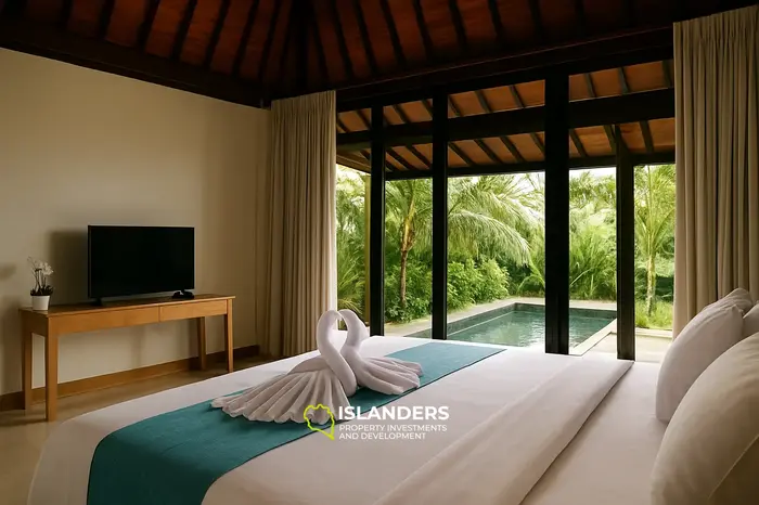 LIMITÉ ! VILLA SULTAN À VENDRE À BALI, ENTIEREMENT MEUBLÉE