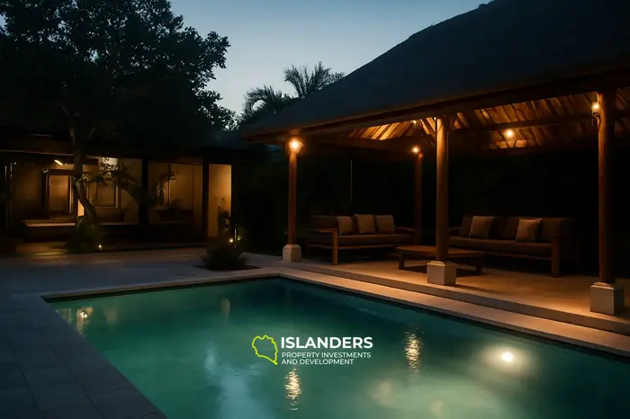 VILLA KLASIK MEWAH TOTALMENTE AMUEBLADA CON VISTA HERMOSA EN BUKIT JIMBARAN