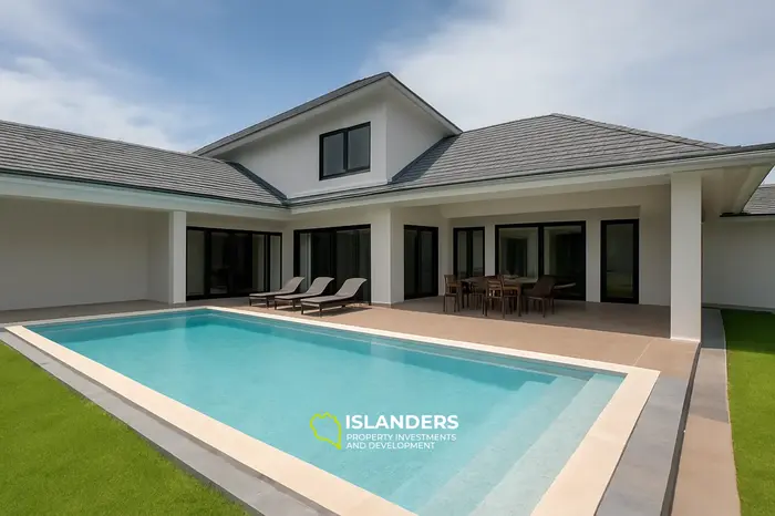 Nueva villa de cuatro habitaciones en Ao Nang con piscina de sal de 9 metros