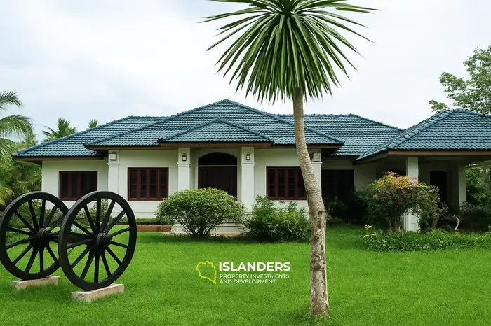 Vier-Zimmer-Villa-Anwesen auf 4,5 Rai in Krabi