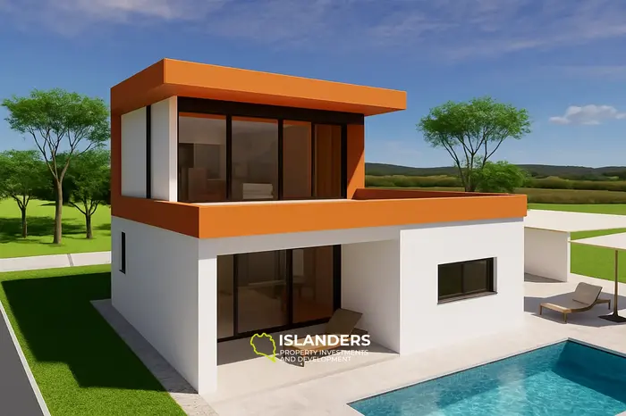 villa de 3 chambres / 3 salles de bain + piscine