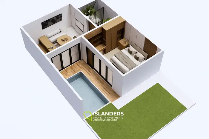 Villa de 1 chambre à vendre à Kuta Lombok