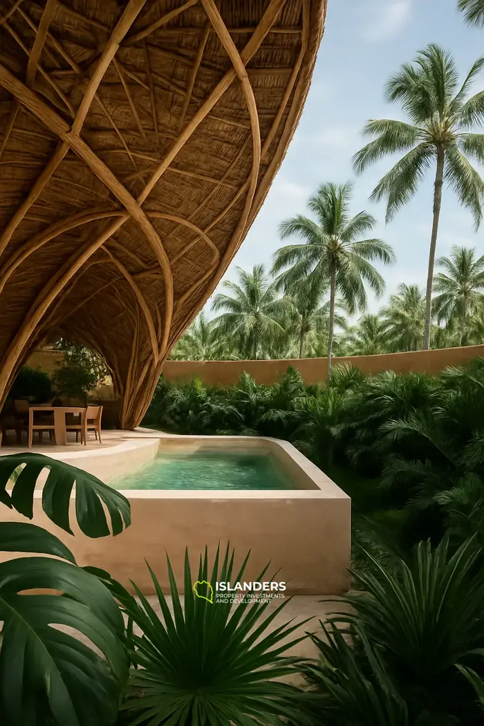 Villas de luxe en bambou à Kuta Lombok à vendre