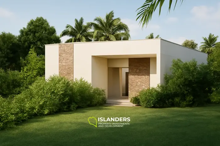 Проект виллы Ломбок, представляющий виллу с 2 спальнями в Мави.